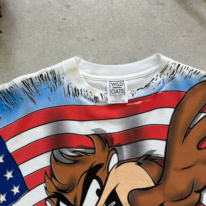 Tazmania American Flag Tee x Warner Bros x Wild Oats